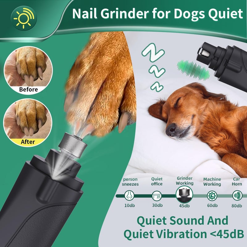 CATPICK 2-in-1 Cat Nail Clippers & Dog Nail Clippers Trimmers for Large Medium Small Dogs Cats Claw Trimmer Quick Sensor and Safety Guard USB Rechargeable with 2 LED Lights Dogs Nail Trimmer - Image 4